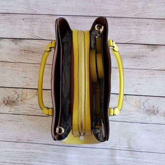 Kate Spade Leather Tippy Medium Satchel/Crossbody Chartreuse  Kate Spade Leather Tippy Medium Satchel/Crossbody Chartreuse Grain Leather main image 1